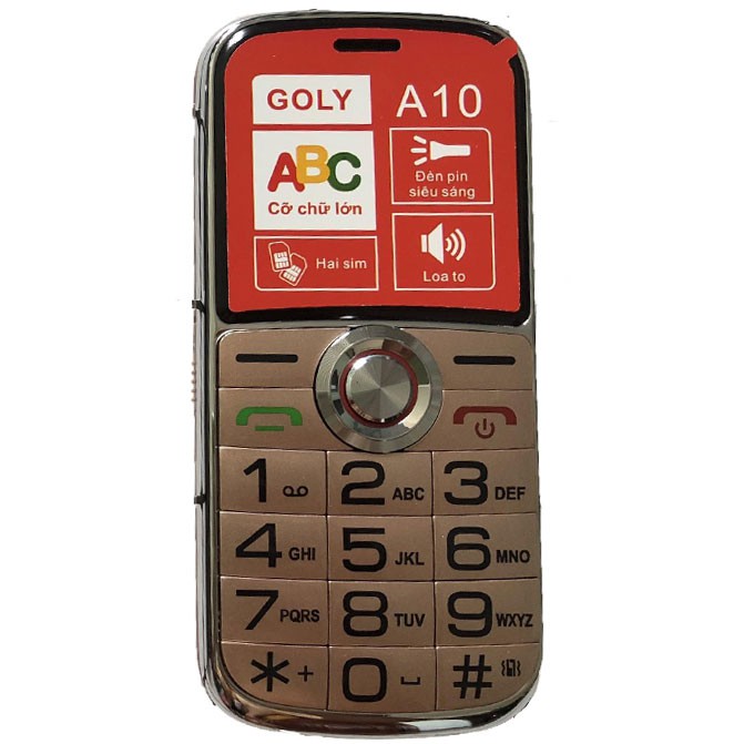 Điện thoại người già,phím to,chữ,loa to _ Goly A10 - Hàng chính hãng | BigBuy360 - bigbuy360.vn