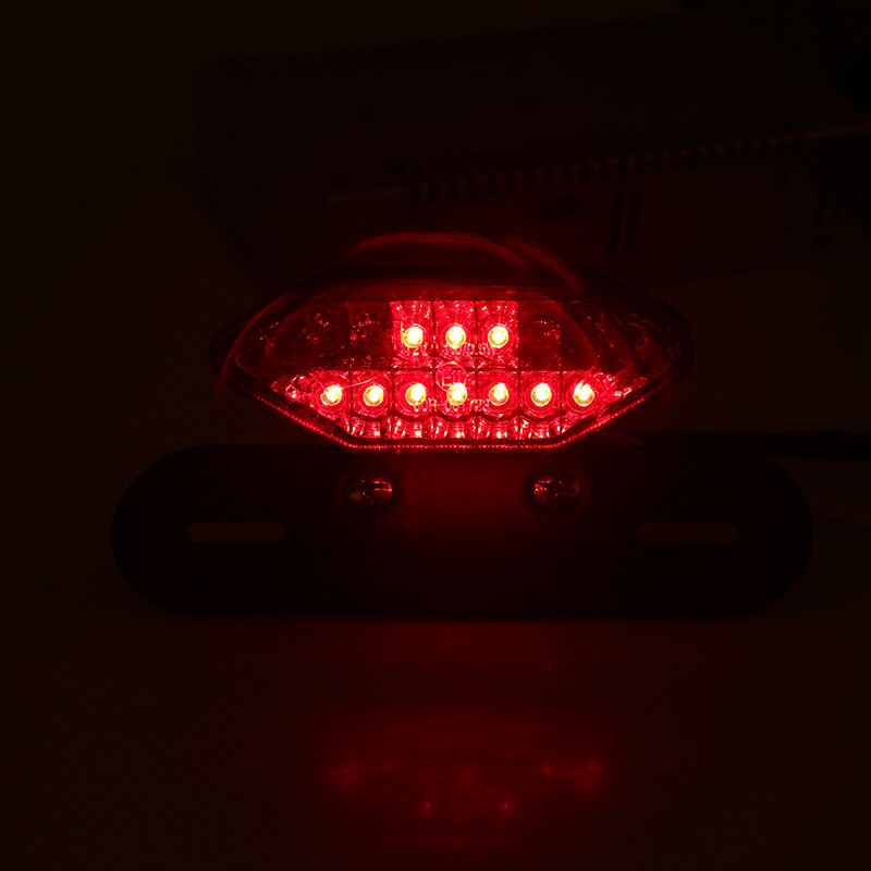 ĐÈN HẬU LED BÁN NGUYỆT Đèn hậu led cao cấp cho xe máy độ hình elip , chuyên dùng cho các dòng sport, win ,CAFE RACER