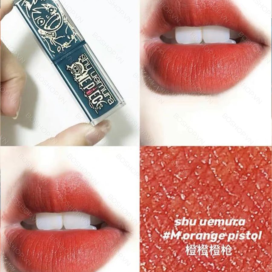 SON SHU UEMURA ROUGE UNLIMITED MATTE ORANGE PISTOL CHÍNH HÃNG - 7805