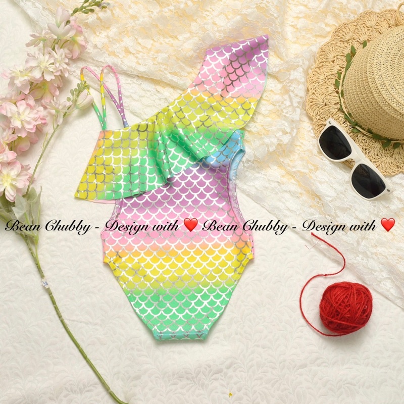 Đồ bơi bé gái nàng tiên cá siêu xinh bé 1-8 tuổi