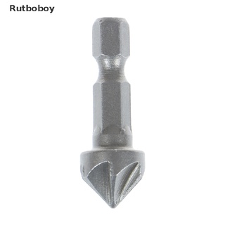 [Rut] 6 Flute Countersink Drill Bit Chamfer Cutting Woodworking Tool hexagon handle VN551