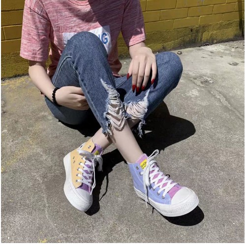 Xả kho giày nữ cao cổ đổi màu khi ra nắng mẫu hot nhất mùa đông 2020 cho chị em mã A1