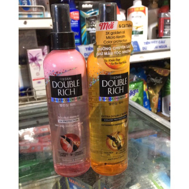 gg1 Nước Xịt Dưỡng Tóc Double Rich Chai 250ml