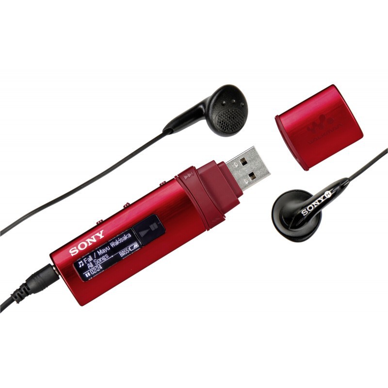 Máy nghe nhạc Sony Walkman NWZ-B183F (Đỏ) {4GB} | Hãng phân phối | Bảo hành chính hãng 12 tháng toàn quốc