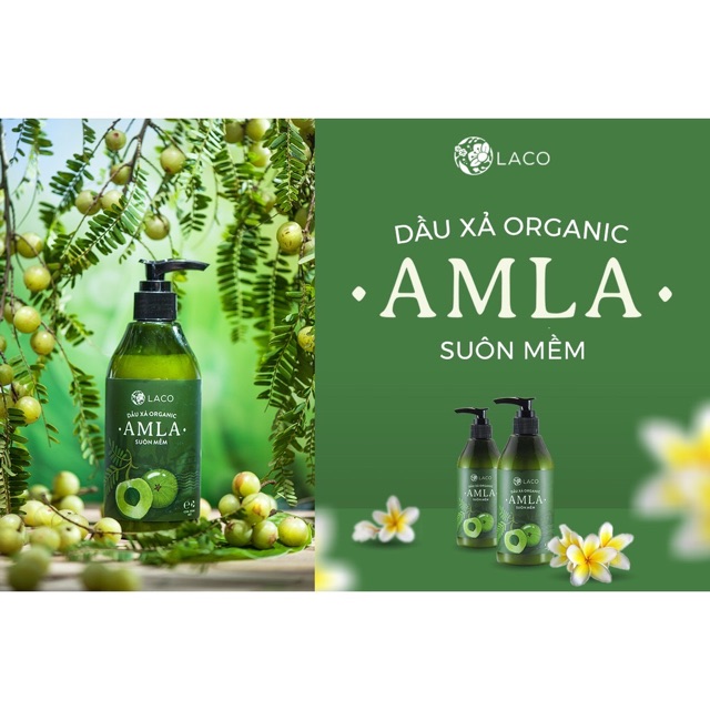 DẦU XẢ ORGANIC AMLA SUÔN MỀM