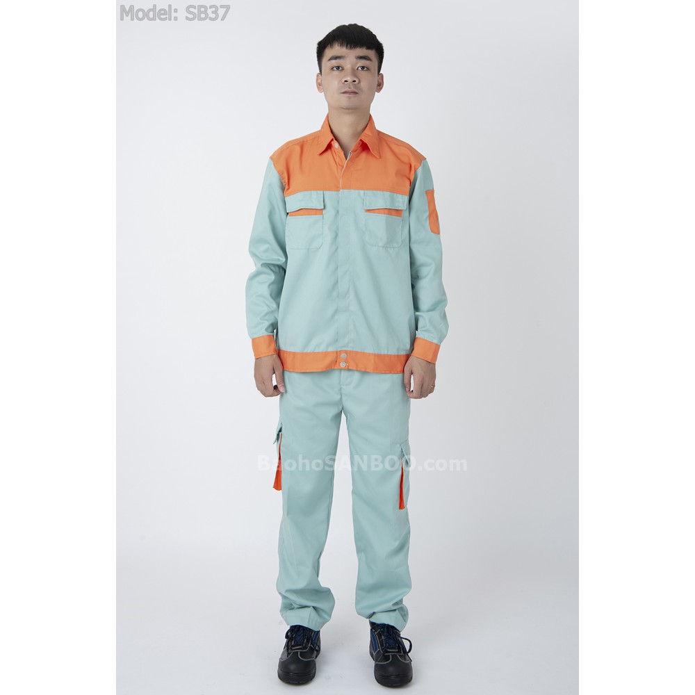 SALE - Bộ quần áo lao động, thợ sơn, cán bộ kỹ thuật - SB 37