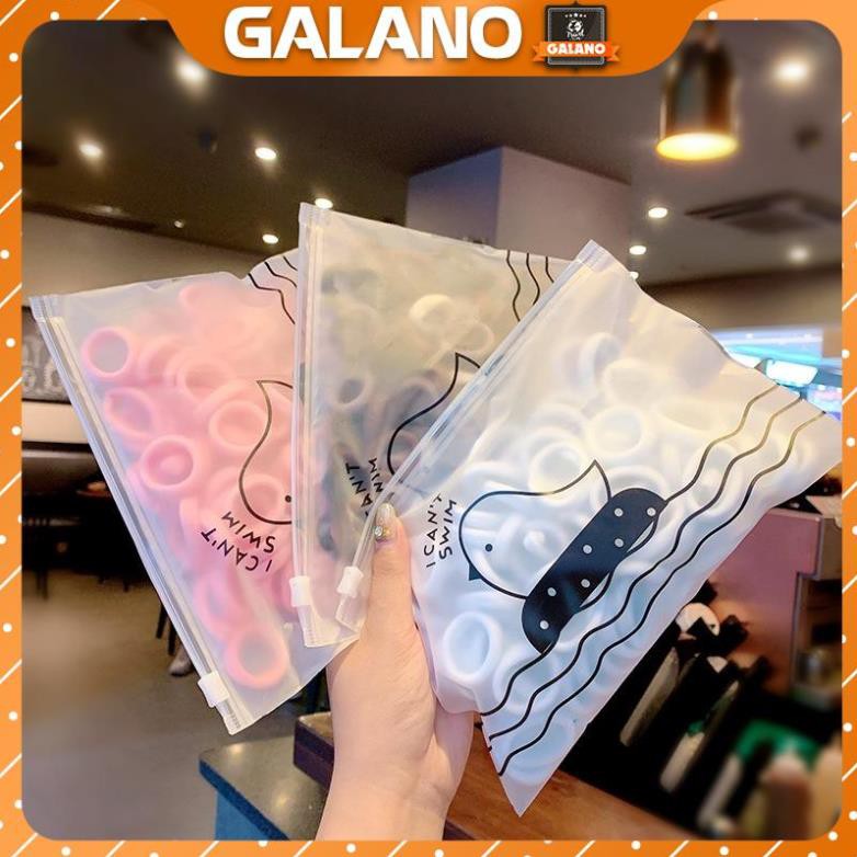 50 Dây buộc tóc GALANO dây chun buộc tóc nỉ co giãn nhiều màu sắc thời trang phong cách Hàn Quốc cho nữ FAH-001309