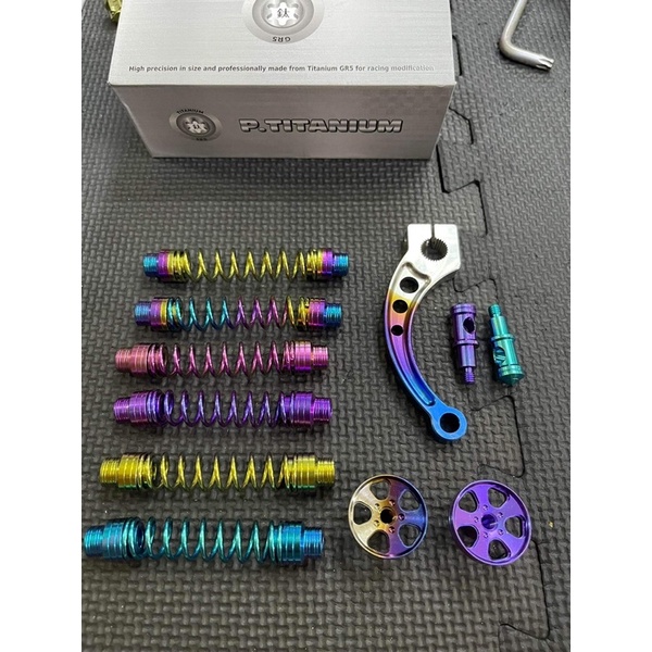 Lò xo càng thắng đũa thắng sau thông dụng nhiều dòng xe thắng đùm luôn Ắc canh titan : phân loain 8 màu