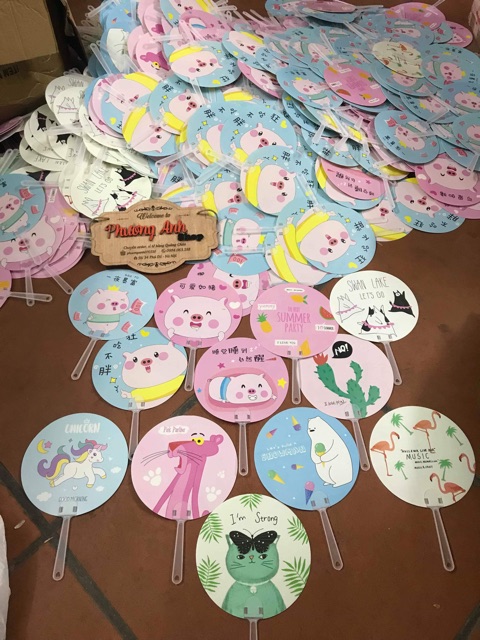 Quạt tay hoa quả