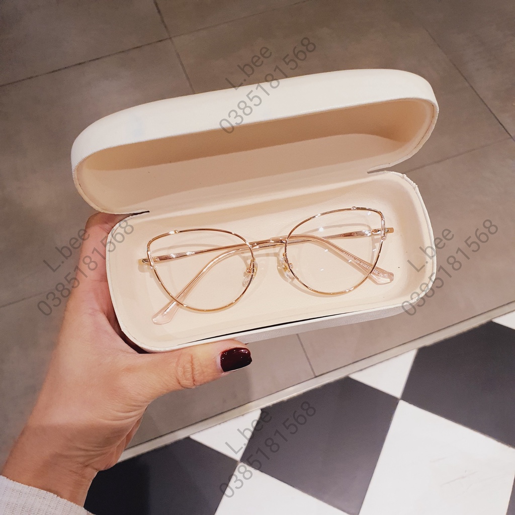 Gọng kính titan mắt mèo siêu xinh 1L1728B