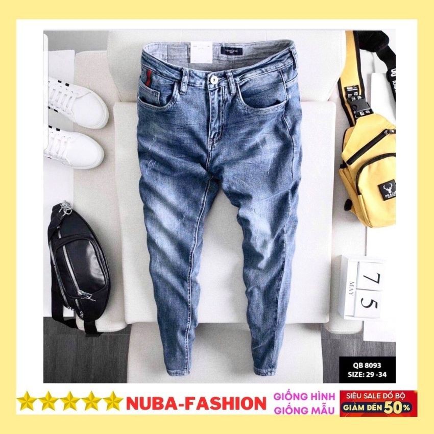 Quần jean nam đẹp giá rẻ giống hình giống mẫu,quần bò NUBA 89 | BigBuy360 - bigbuy360.vn
