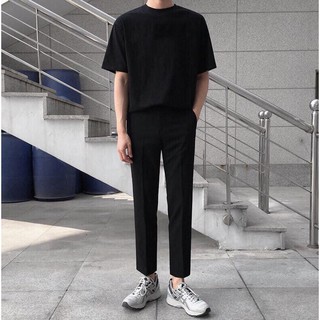 Quần baggy kaki nam nữ ( Size S-M-L )