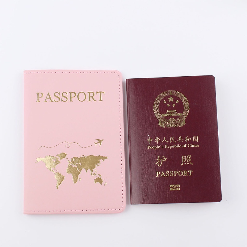 ✿ Ví Da Pu Đựng Hộ Chiếu / Thẻ ID / Passport Thời Trang Cho Nam Và Nữ
