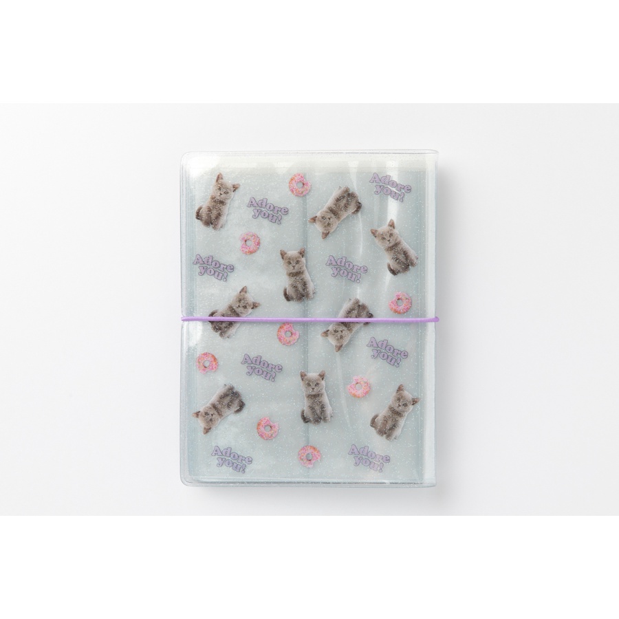 Binder Collect Book ARTBOX Hàn Quốc Đựng Sticker Nhãn Dán Họa Tiết Mèo 10 Sleeves