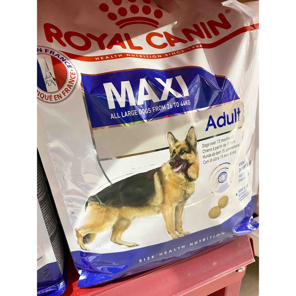 Thức ăn ROYAL CANIN MAXI PUPPY và MAXI ADULT bao 1kg