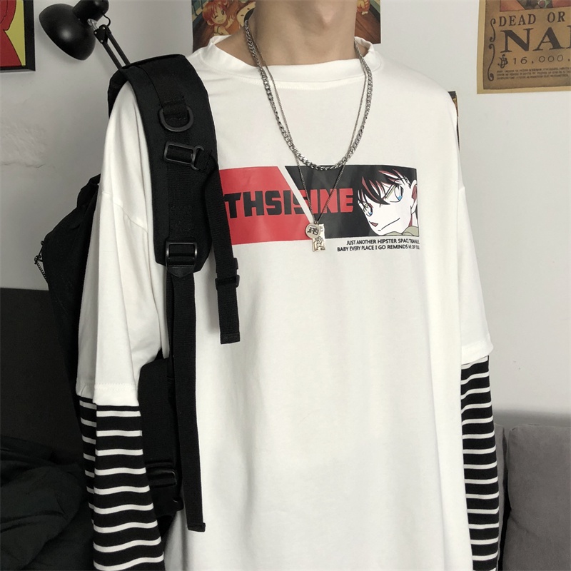 Áo thun tay dài nam nữ form rộng Yinxx, áo phông phối tay sọc sweater unsiex SW100