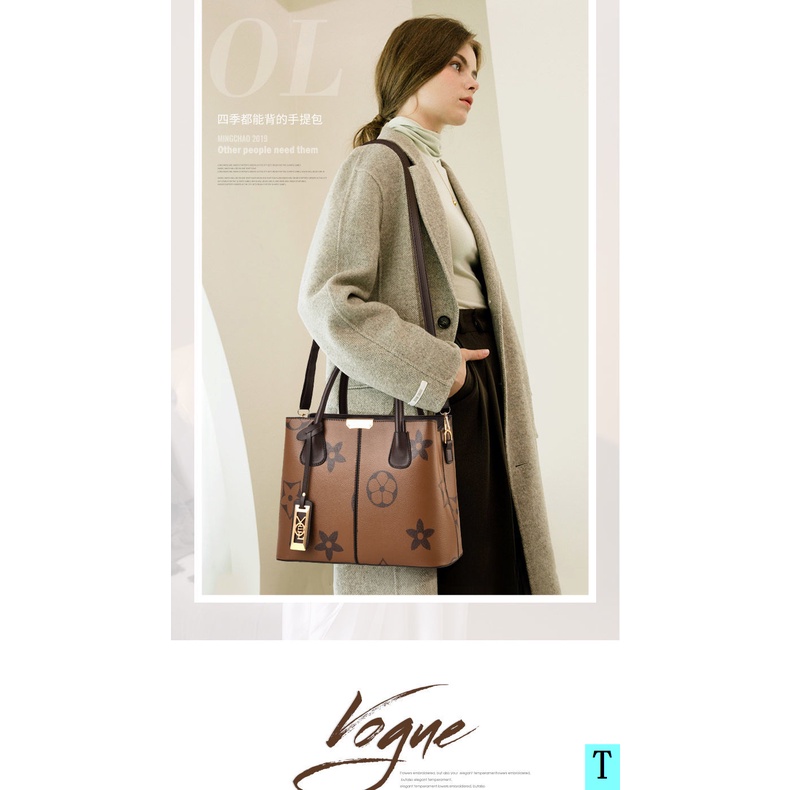 Túi Xách Phong Cách Âu Mỹ Thời Trang 2020 Cho Nữ Trung Niên