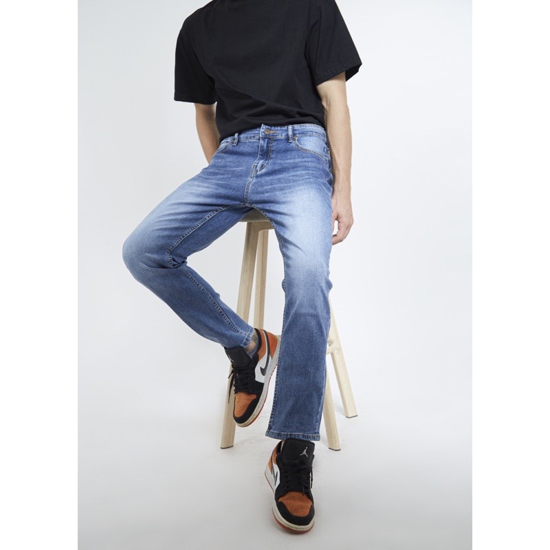 [⚡Mua 2 SP tặng quà⚡] Quần Bò Nam xanh jean VNXK Cao Cấp ống đứng co giãn | BigBuy360 - bigbuy360.vn