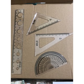 Thước Đo Độ 😍FREESHIP😍 Bộ eke thước 20cm