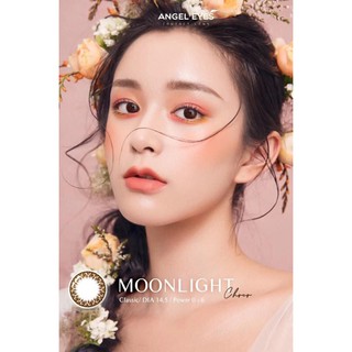Lens giãn tròng MoonLight với 2 màu Choco/Đen l Độ cận 0-6 với đường kính 14.5mm