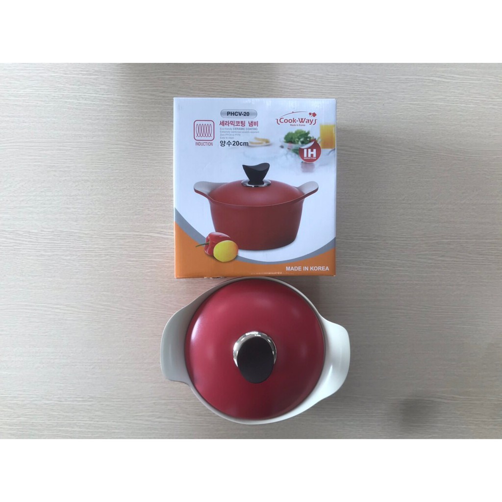 Bộ nồi chống dính đáy từ COOKWAY Hàn Quốc hàng mới về [Free Ship] [Free Ship]