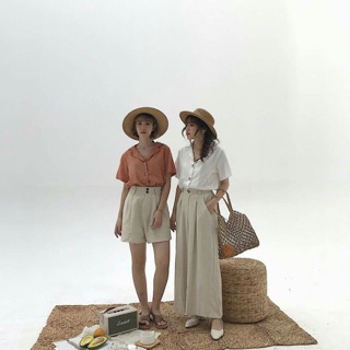 Áo sơmi cổ v