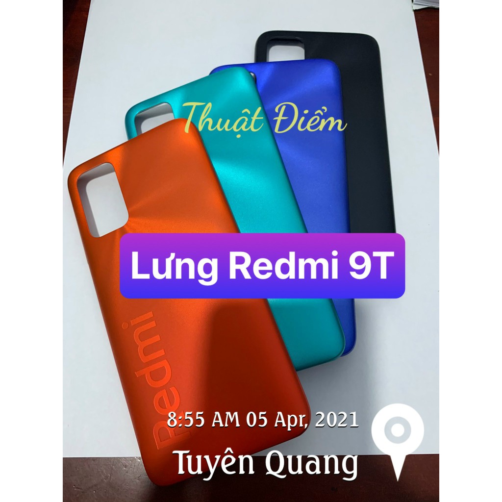 vỏ Redmi 9T / lưng Redmi 9T - xiaomi (gồm miếng lưng và phím)