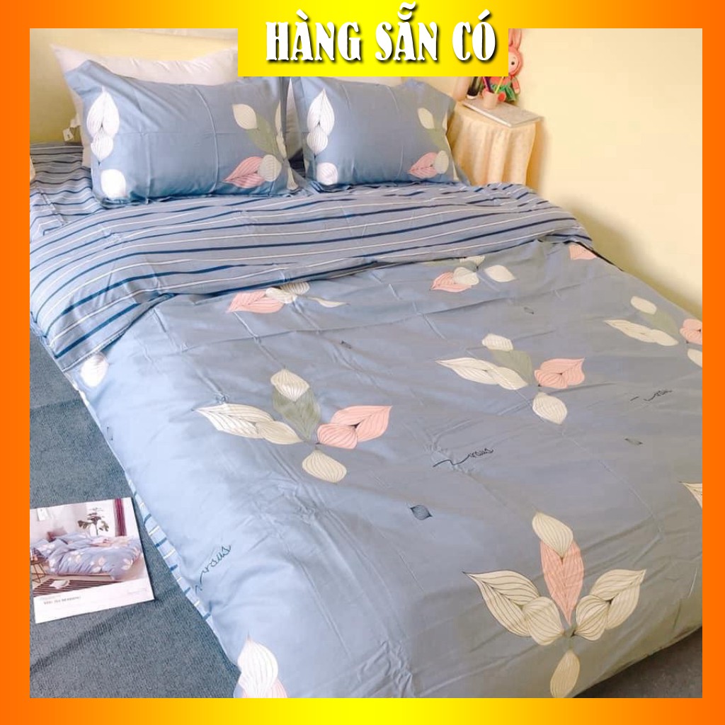 Bộ chăn ga gối cotton demi siêu thoáng ảnh tự chụp đẹp hơn ảnh web