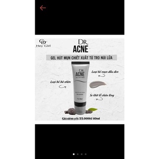 Gel hút mụn tro núi lửa acne sạch mụn