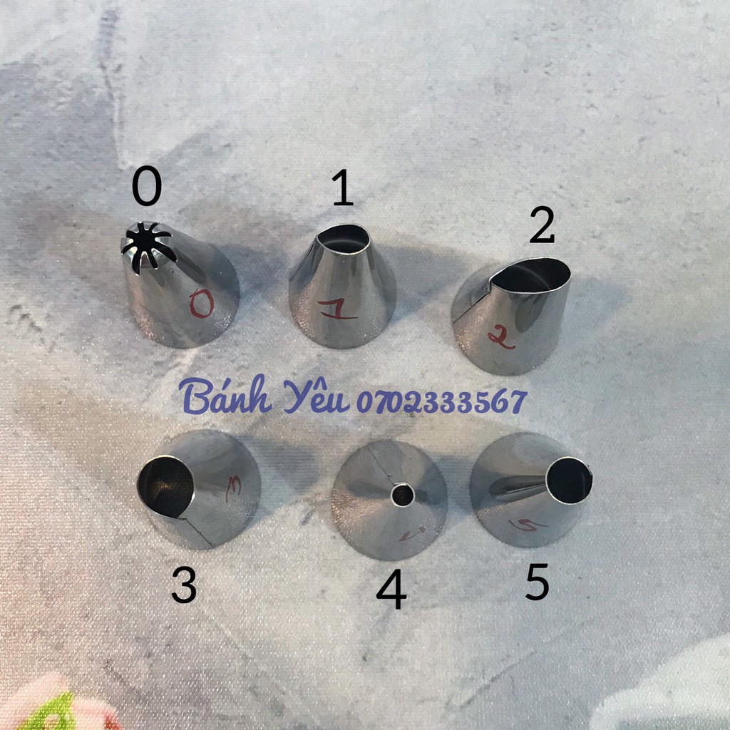 Đui bắt bánh kem số các loại từ 0-19