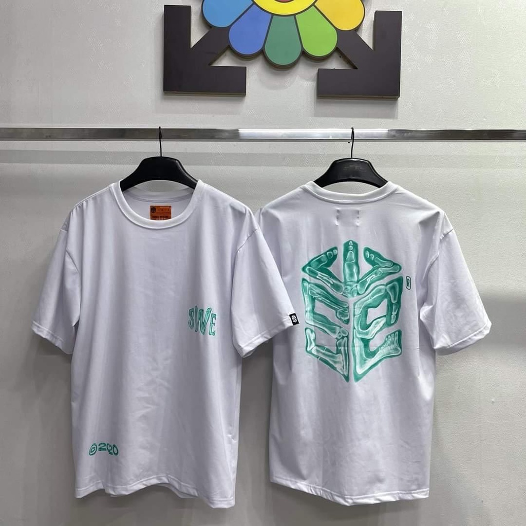 Áo thun SKY SWE tay lỡ cực hot unisex form rộng bền màu không xù lông 1Kenz