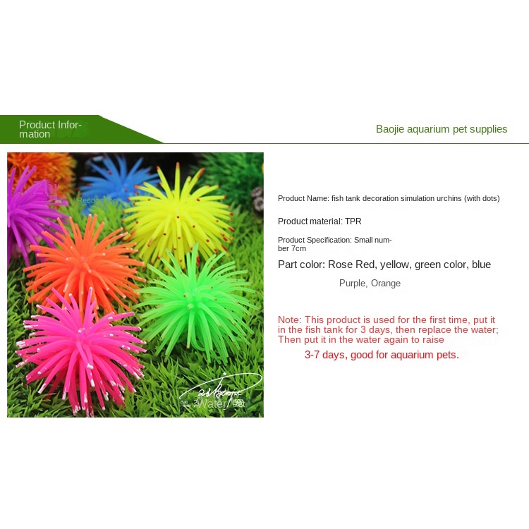 Sứa Biển Giả Trang Trí Bể Cá