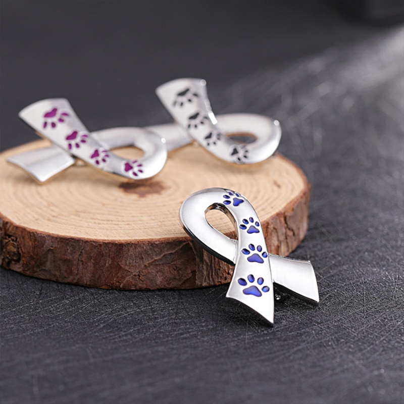 Ghim Cài Áo Hình Dấu Chân Thú Cưng Đáng Yêu