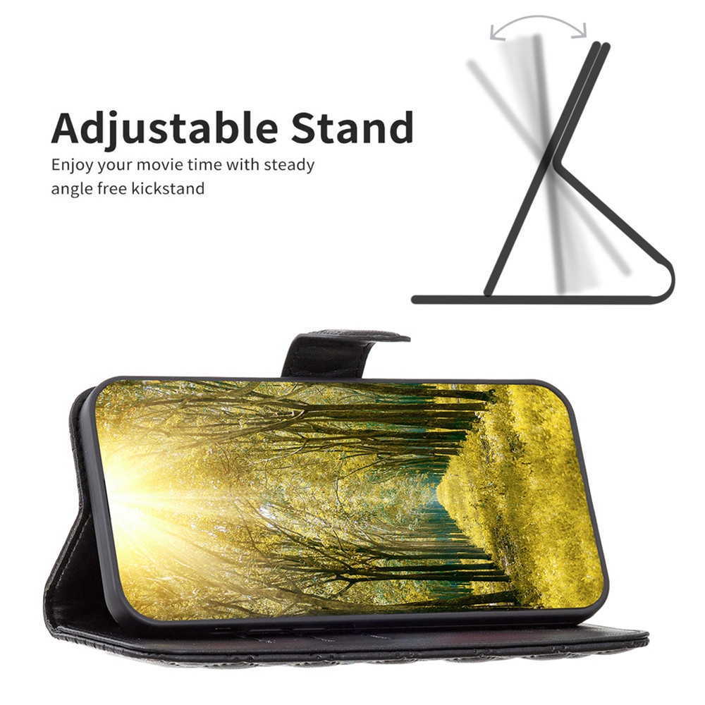 Bao Da Điện Thoại PU TPU Dạng Ví Nắp Lật Làm Giá Đỡ Có Ngăn Đựng Thẻ Sang Trọng Cho Samsung Galaxy A03 A13 A33 A53 A73