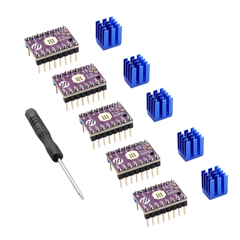 Mạch Điều Khiển Động Cơ Bước LIDU1 S6609 GC6609 Uart Cho Máy In 3D