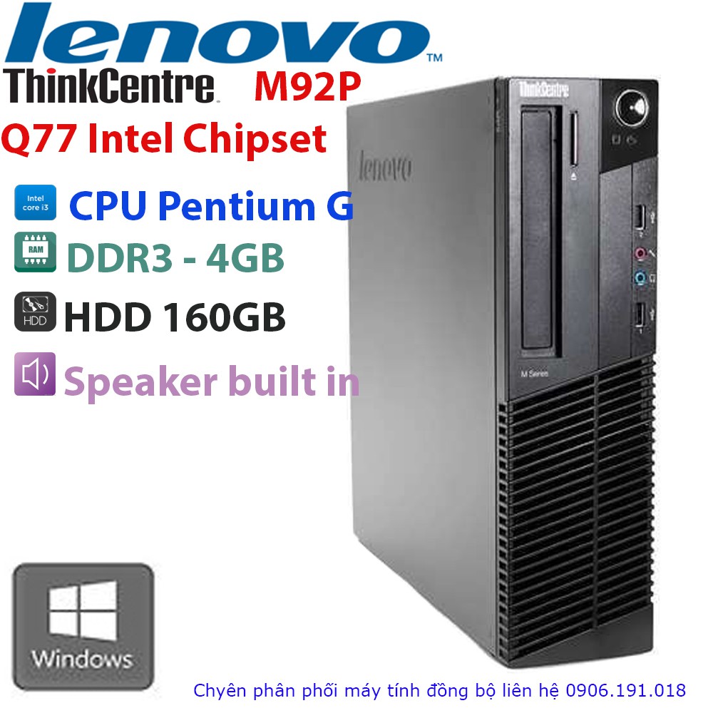 Máy tính đồng bộ LENOVO ThinkCentre M82P - G2030/ 4GB ram / 160GB HDD hàng châu âu siêu bền