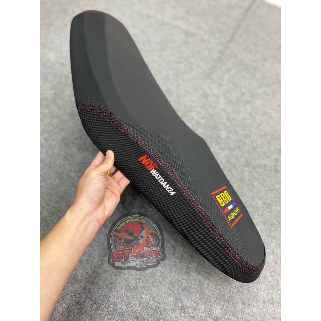 Yên gọt Sirius 2 tầng, Da yên vân thêu thái cao cấp !