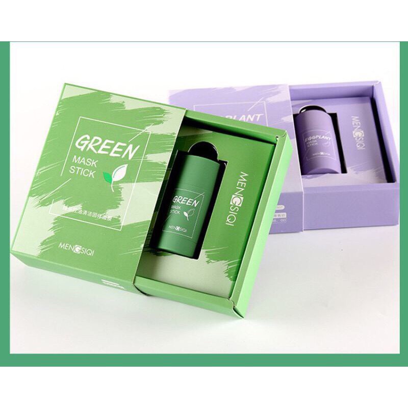 MẶT NẠ DẠNG THANH LĂN MENGSIQI HOT HIT🔥🔥TRÀ XANH 🍃🍃 CÀ TÍM