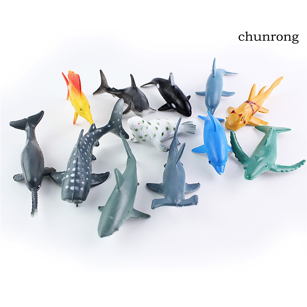 Cr Set 24 Mô Hình Động Vật Biển Đồ Chơi Cho Bé