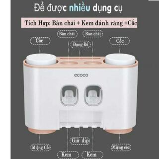 Bộ nhả kem đánh răng cao cấp tự động ECOCO