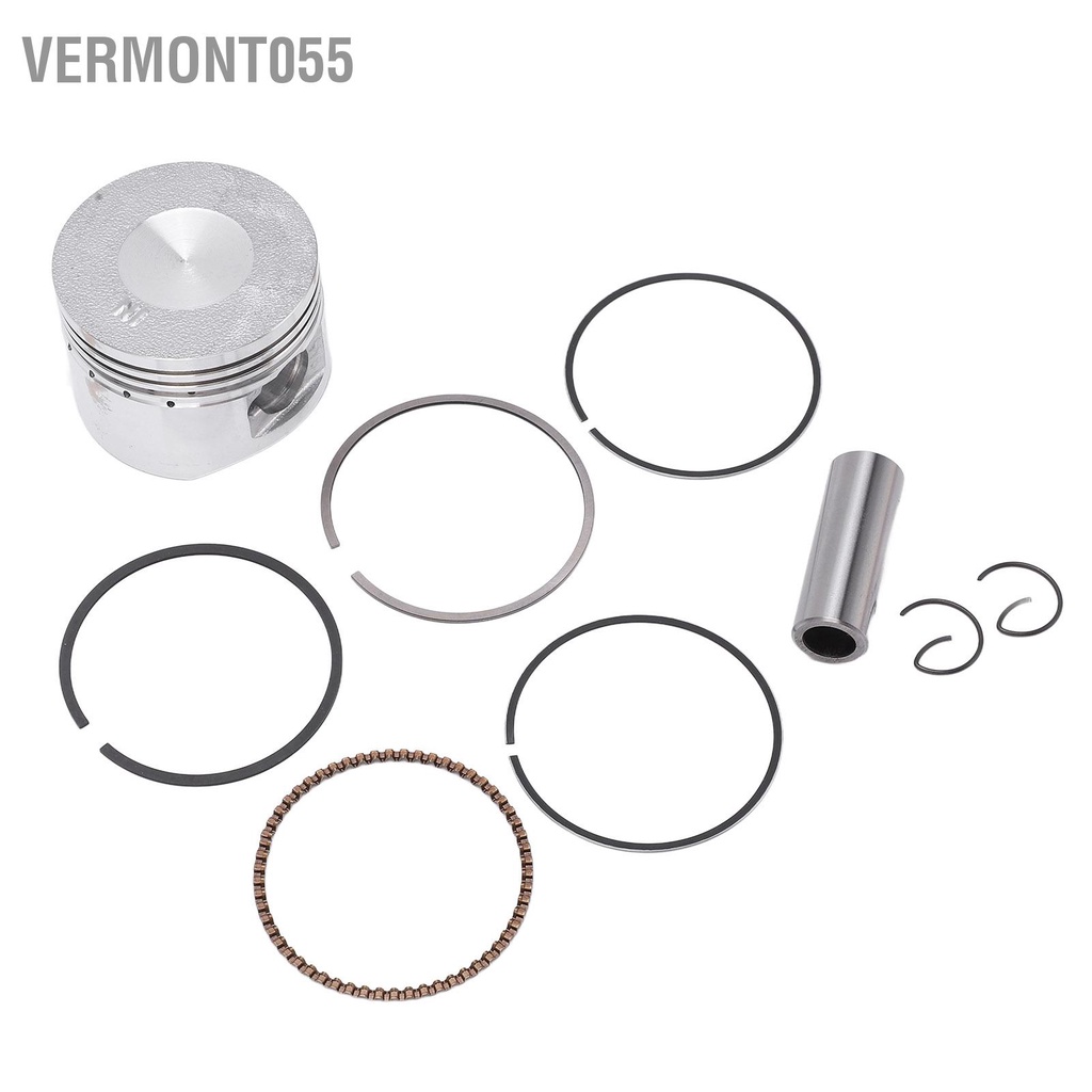 Vermont055 Bộ lắp ráp piston Động cơ hợp kim thép Vòng cho GY6‑125 ​​Go Karts Scooters ATV UTV Motorcycles