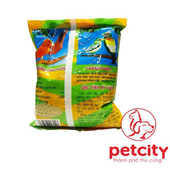 (RẺ VÔ ĐỊCH) CÁM TRỨNG-THỨC ĂN CHIM CẢNH 500g - 9K/GÓI 500G