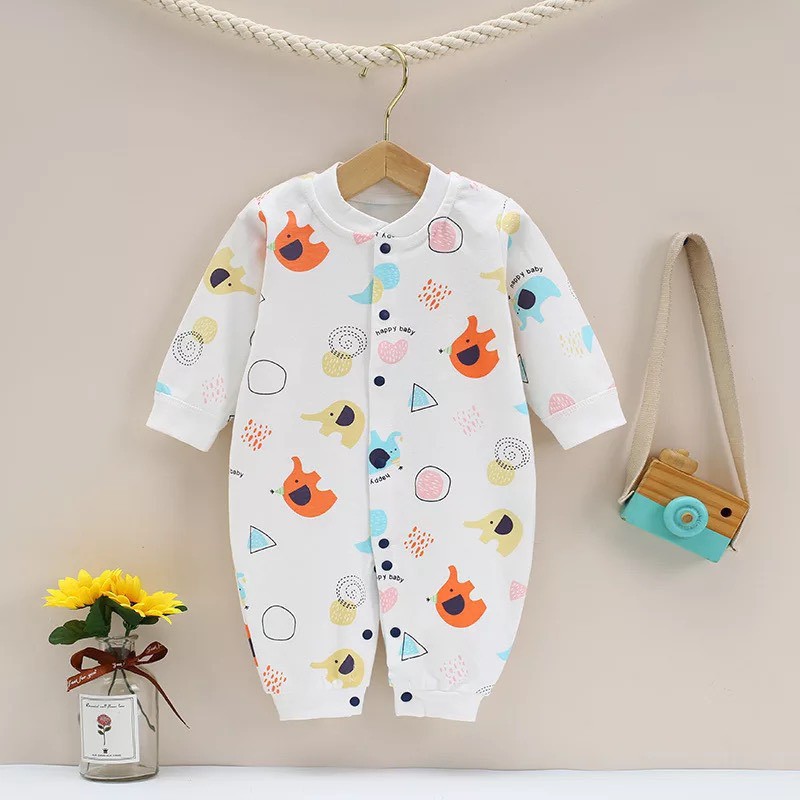 Bodysuit cài cúc giữa cho bé 10-12 kg 🍒🍒Body dài tay màu đông Hàng Quảng Châu 🍒🍒SIÊU RẺ.