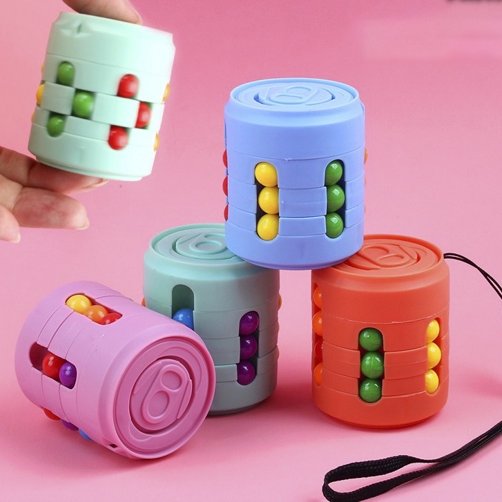 Rubik Bi Lon Nước Ngọt, Rubik Biến Thể Con Quay Hình Hạt Đậu Ma Thuật Cho Bé, Rubic Magic Bean Đẹp Mắt, Xoay Trơn, Mượt