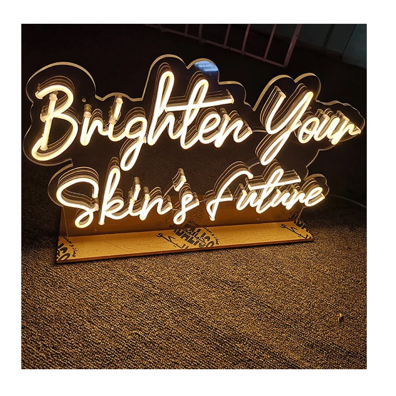 Đèn Led Neon Decor Phòng Ngủ Uốn Chữ , Logo , Biểu Trượng theo yêu cầu , có điều khiển từ xa làm biển bảng quảng cáo