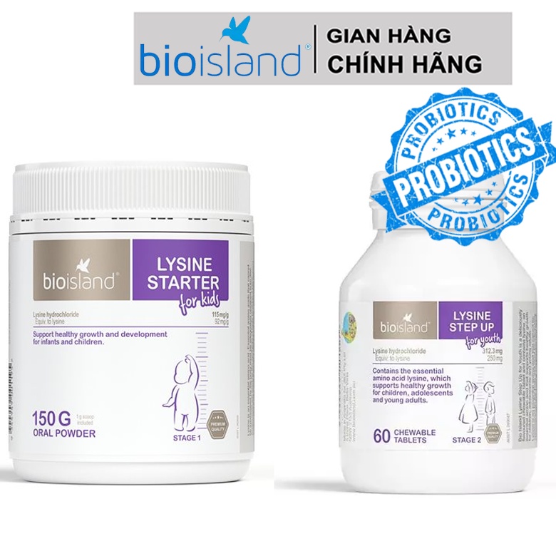 Lysine Bioisland cho bé phát triển chiều cao