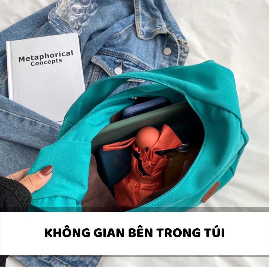 Túi Xách Kẹp Nách (Túi Tote Nữ) Đẹp Trơn Dung Tích Lớn Thời Trang Mùa Hè Phong Cách Hàn Quốc - Dou collection - Mã XT065