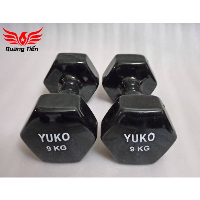 Tạ tay cao su cao cấp Yuko 9 kg (giá 1 quả)