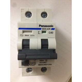 CB  CHỐNG GIẬT PANASONIC 40A _ DÒNG DÒ 30MA