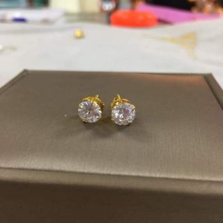 Bông tai nụ đá 5li vàng